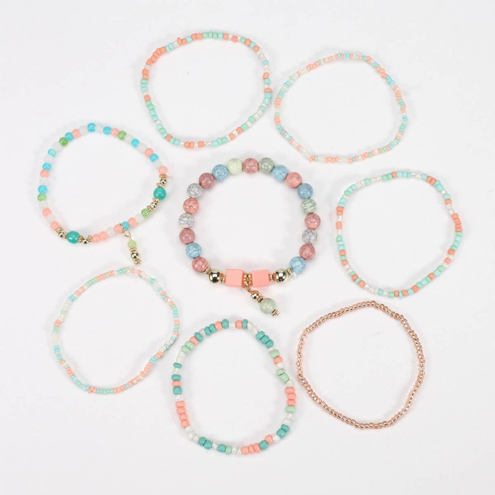Handmade Beaded Bohemian Bracelet Set