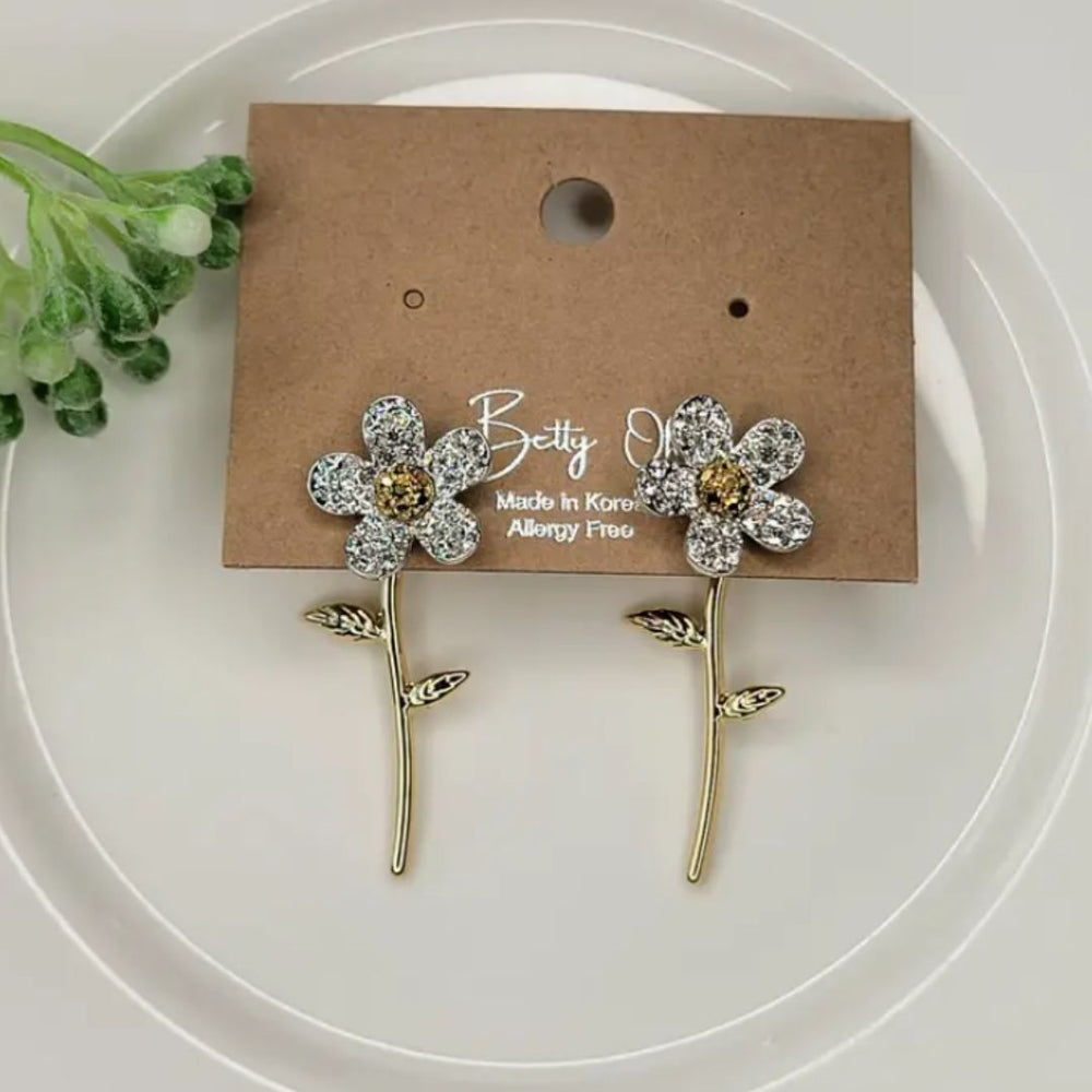 Flower Dangle Earrings