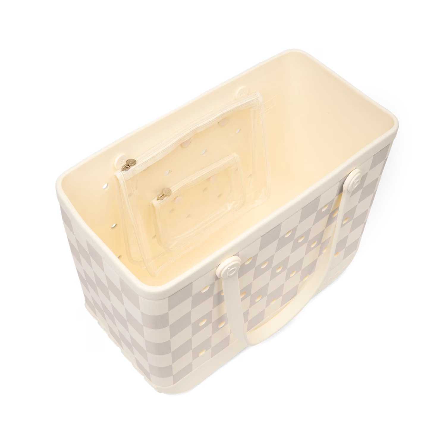 Checker Out Bogg Bag - Coconut | Mushroom