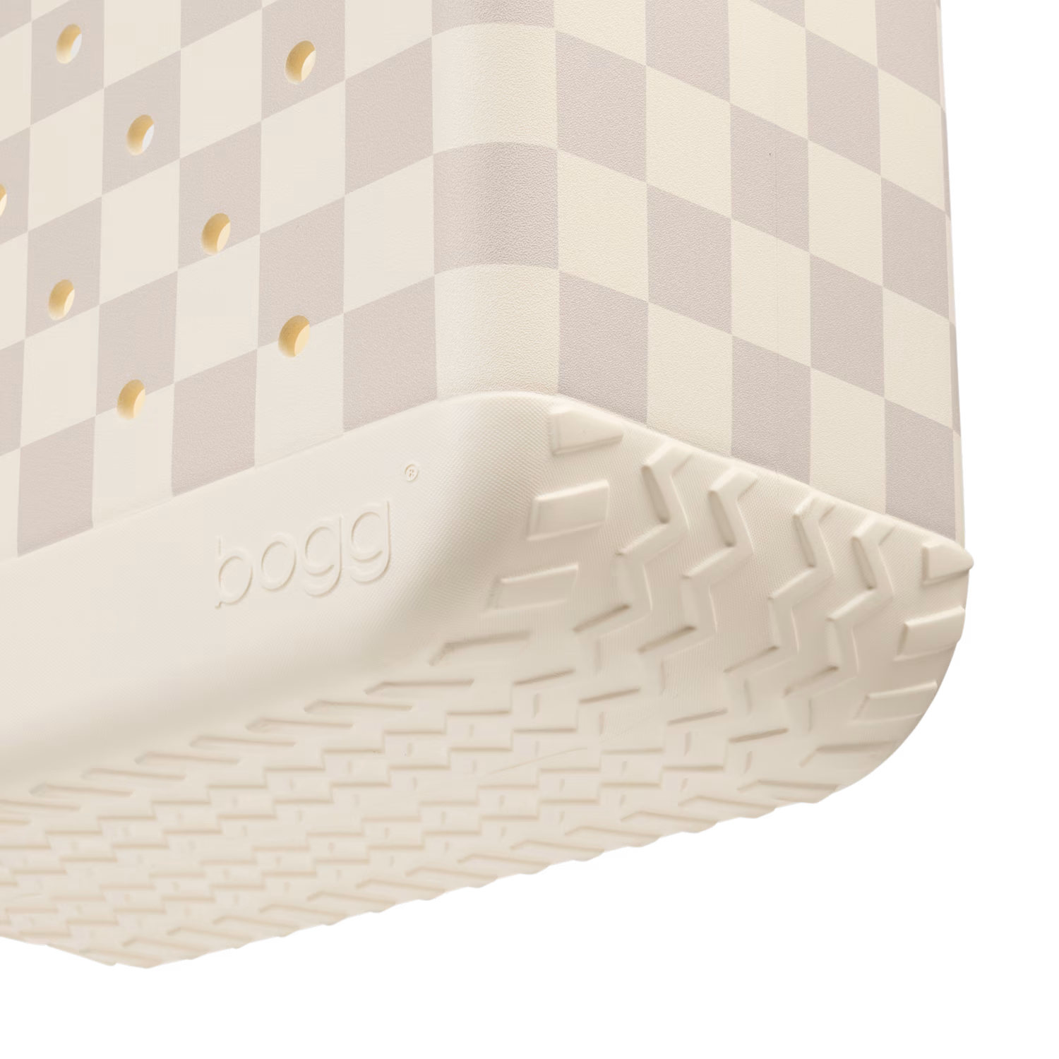 Checker Out Bogg Bag - Coconut | Mushroom