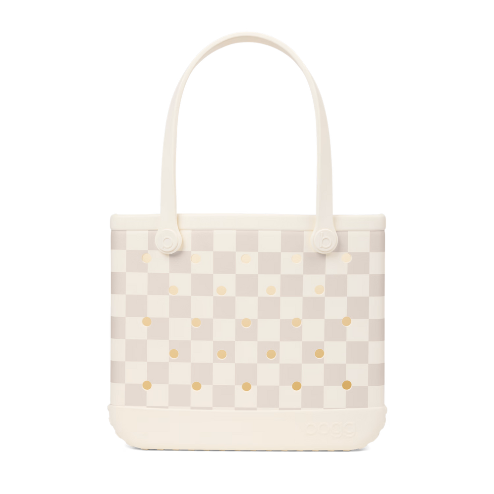 Checker Out Bogg Bag - Coconut | Mushroom