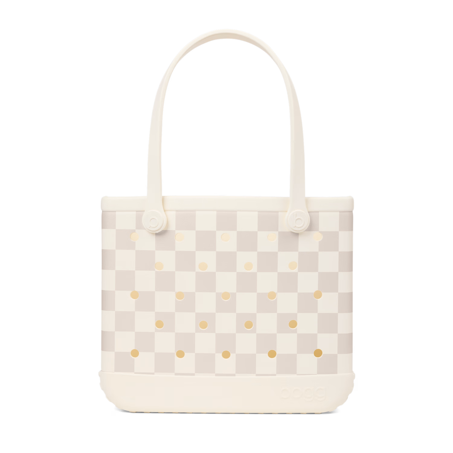 Checker Out Bogg Bag - Coconut | Mushroom