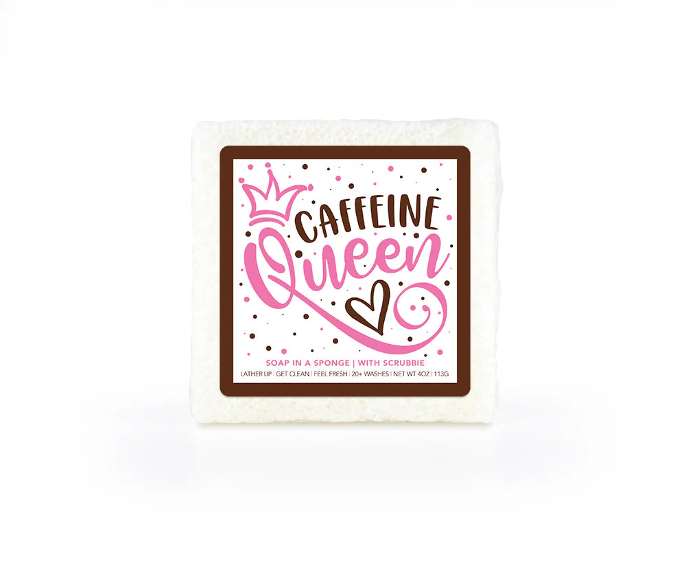 Caren Soap Sponge Caffeine Queen