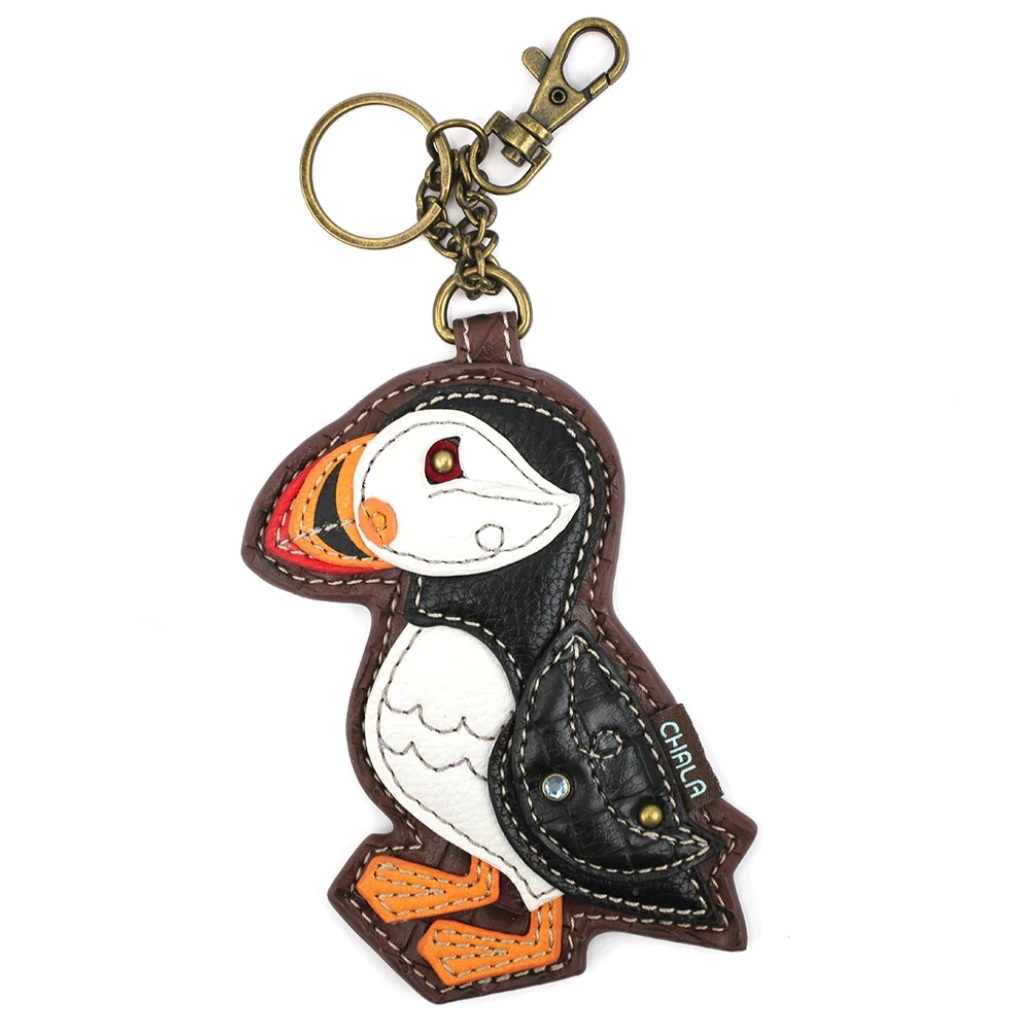 CHALA PUFFIN KEY FOB COIN PURSE