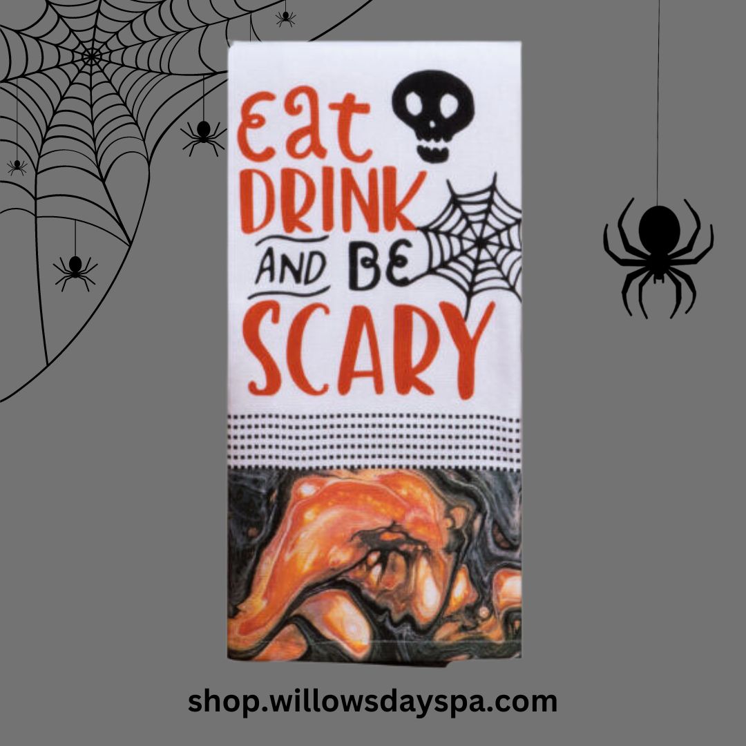 Eat Drink And Be Scary Halloween Dual Purpose Towel