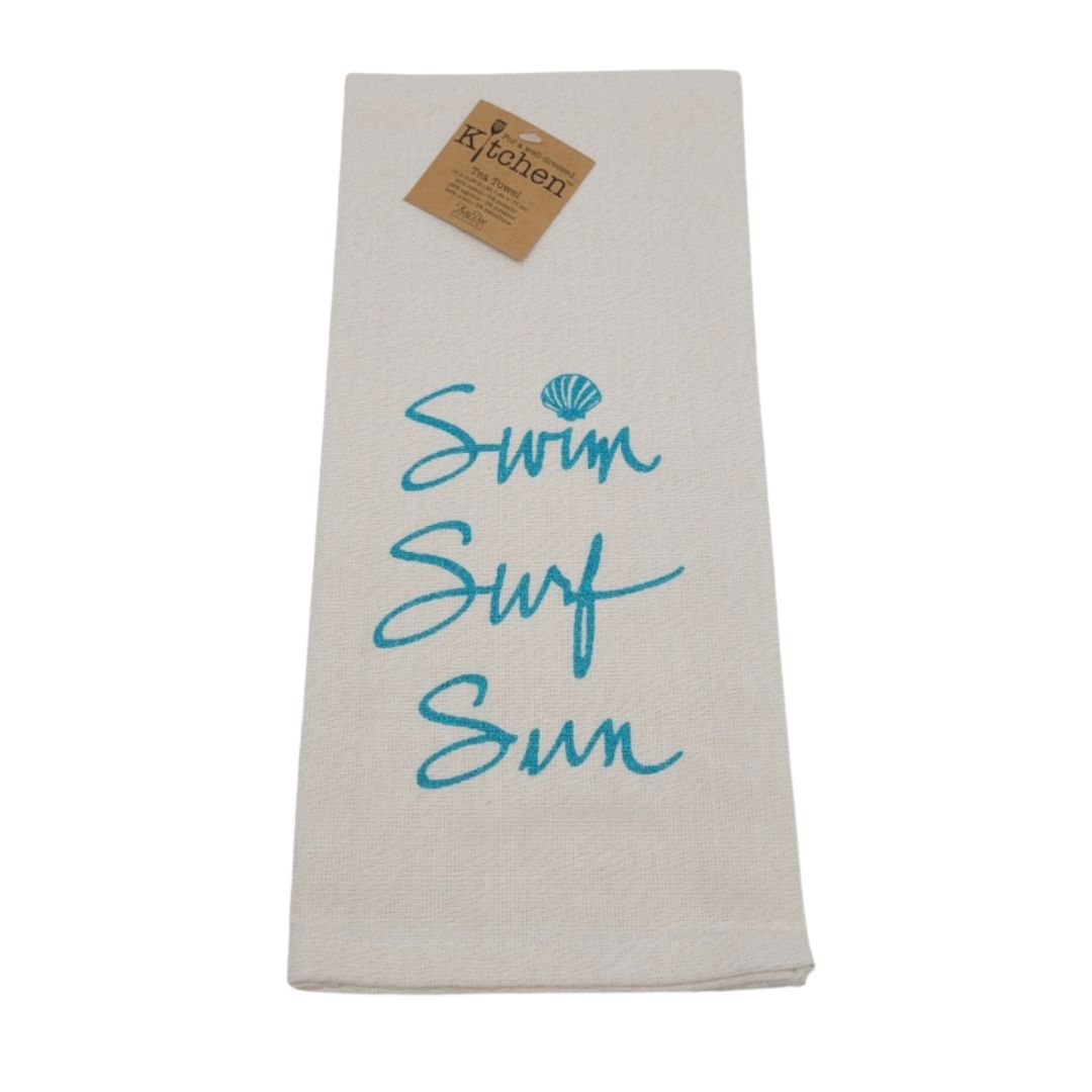 GOLDEN SEAS ASSORTED GLITTER TOWEL COLLECTION SET
