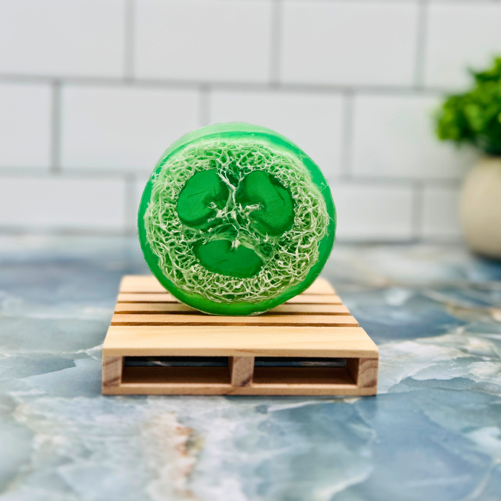 CANDY APPLE SWIRL Loofah Soap