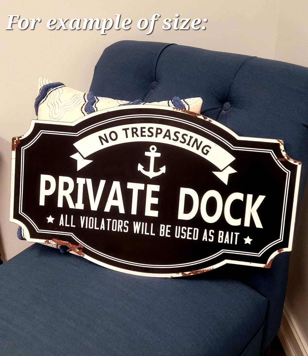 Private Dock Sign