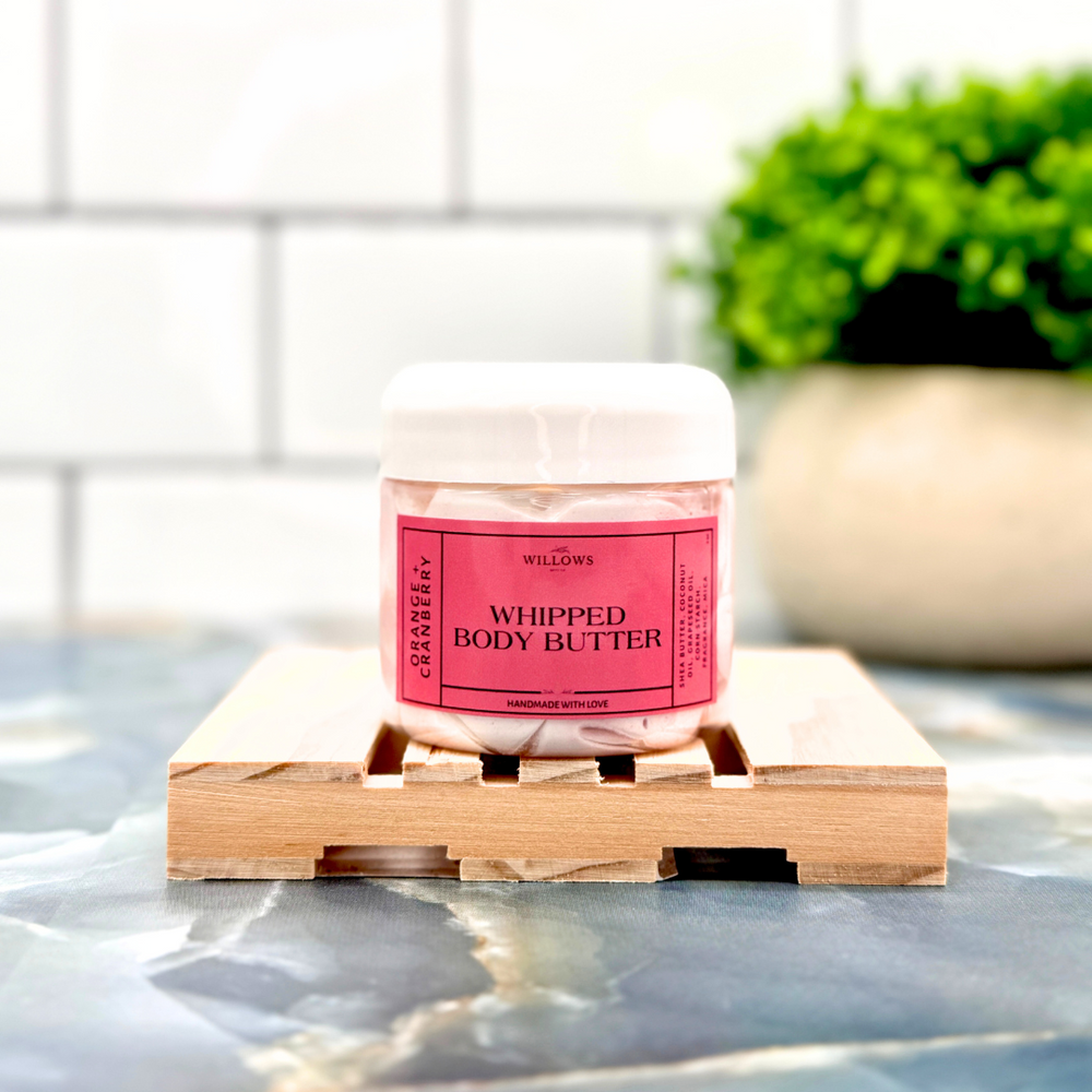 Willows ORANGE CRANBERRY Body Butter 2oz