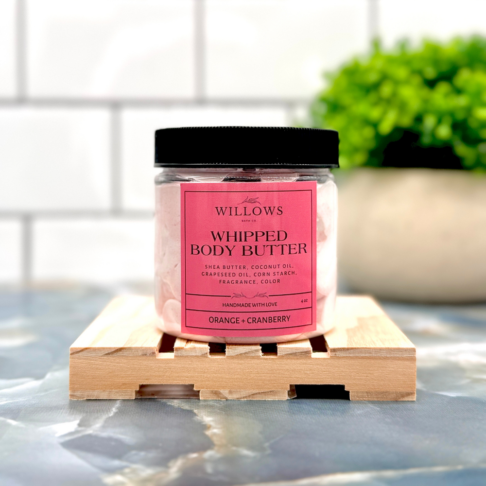 Willows ORANGE CRANBERRY Body Butter 4oz