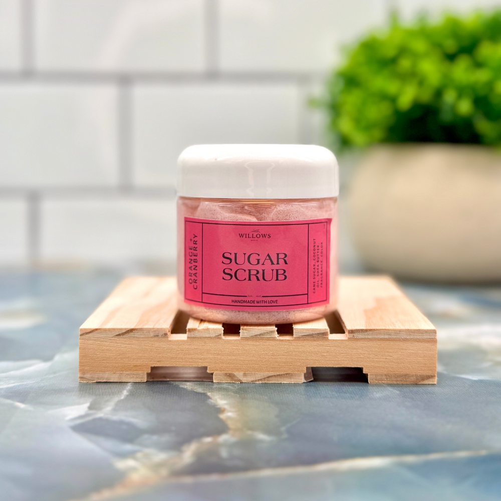 Willows ORANGE CRANBERRY Sugar Scrub 2oz