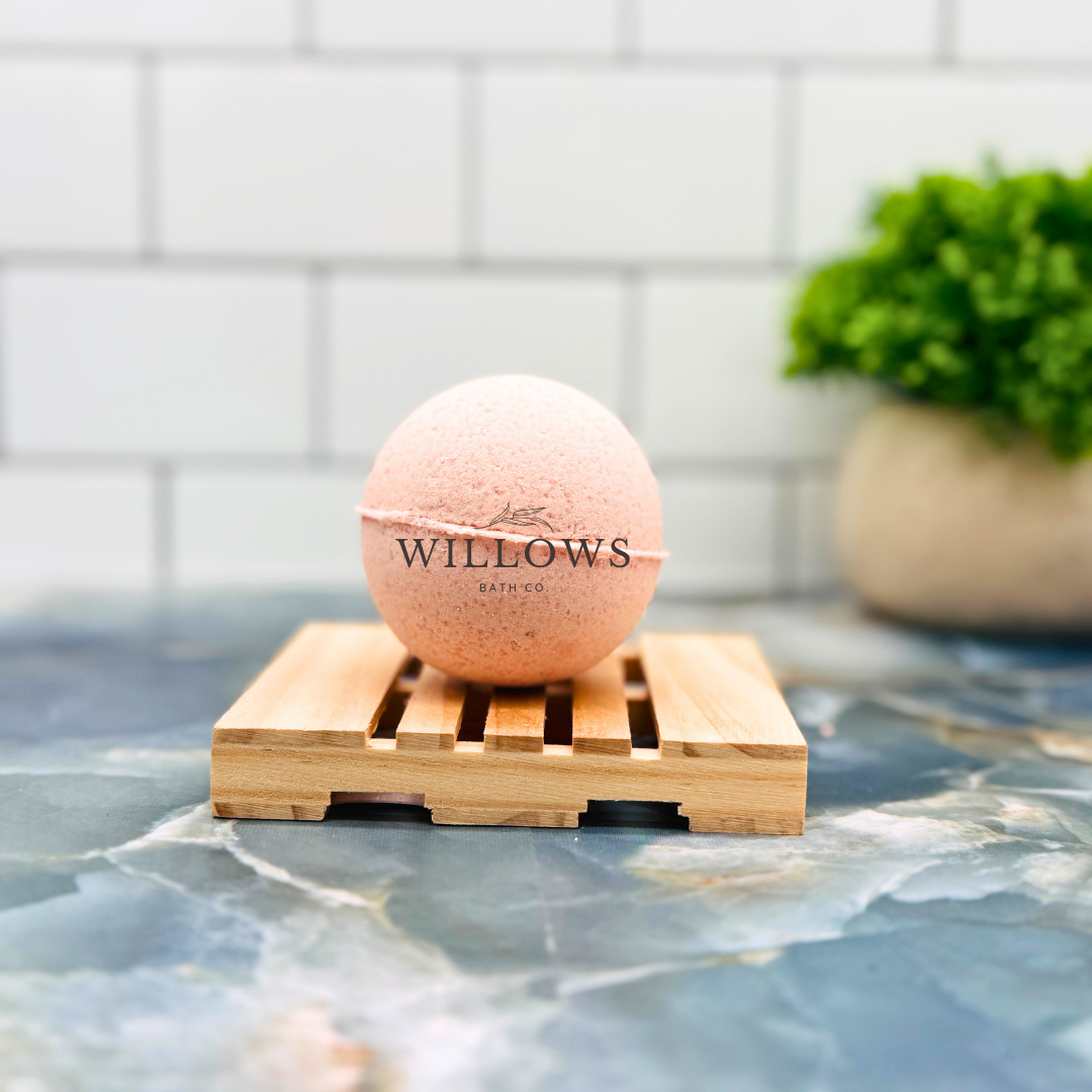 Willows Orange Cranberry Bath Bomb