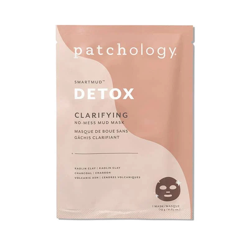 Patchology Detox Clarifying mask packaging on a white background