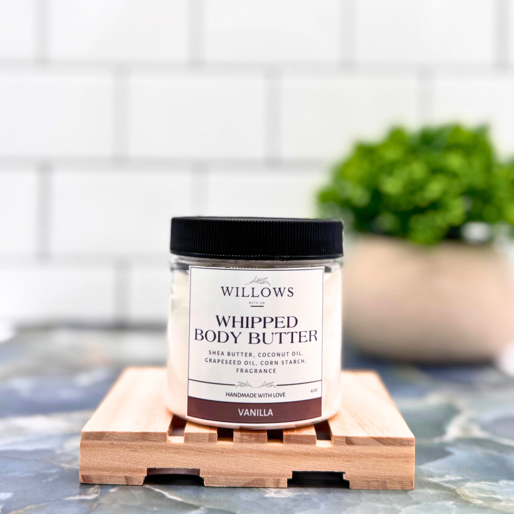 Willows Vanilla Scented Whipped Body Butter