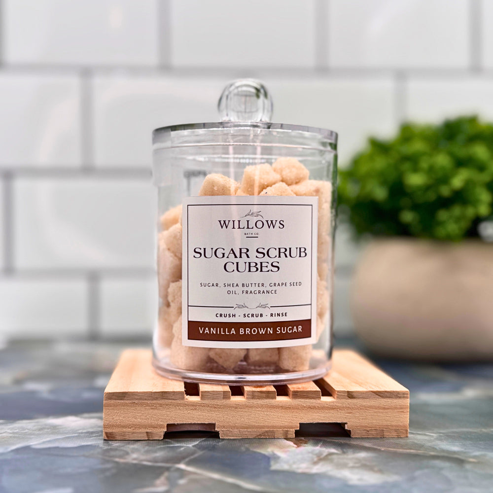 Willows Sugar Scrub Cubes VANILLA BROWN SUGAR