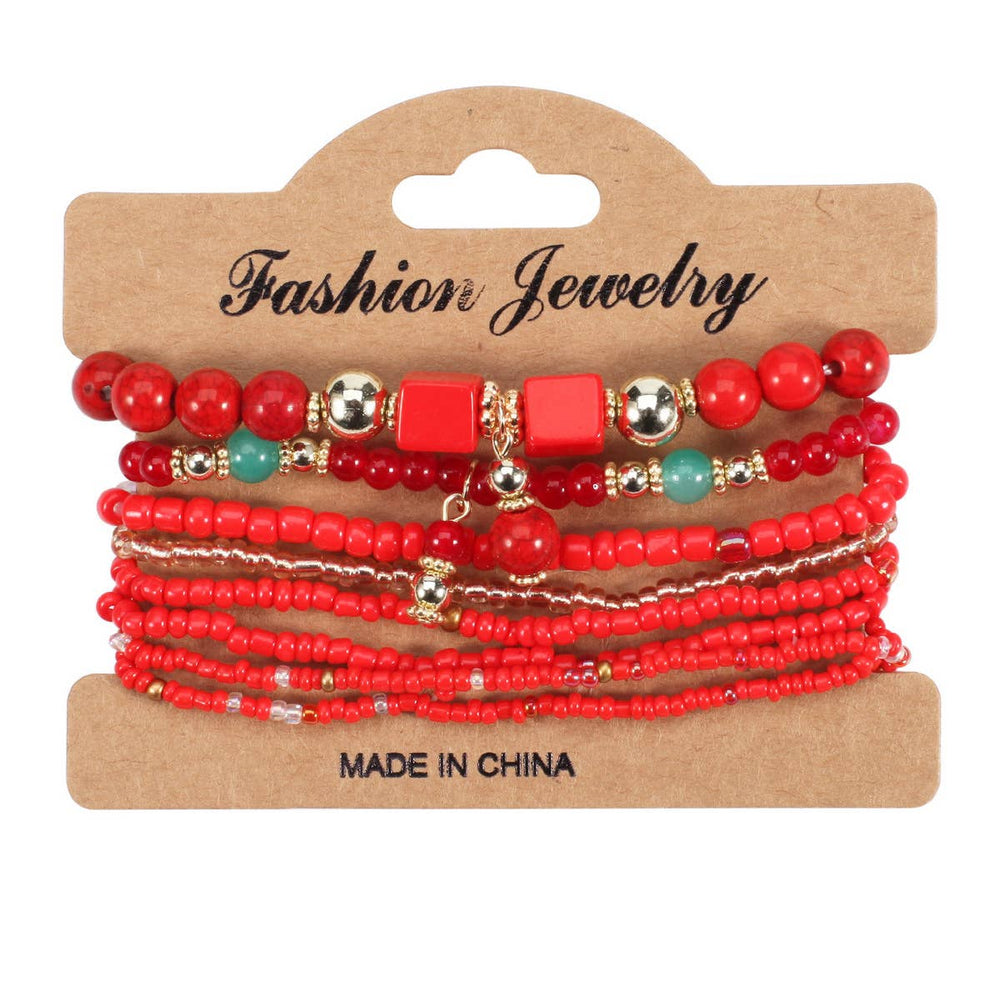 Handmade Beaded Bohemian Bracelet Set