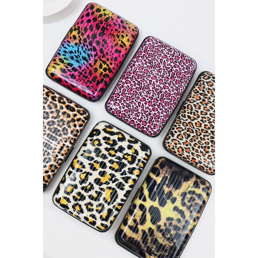 Leopard Print Ulta Slim Card Caddy