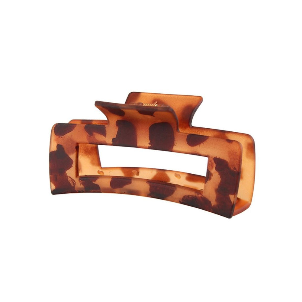 Matte Large Rectangular Hair Claw