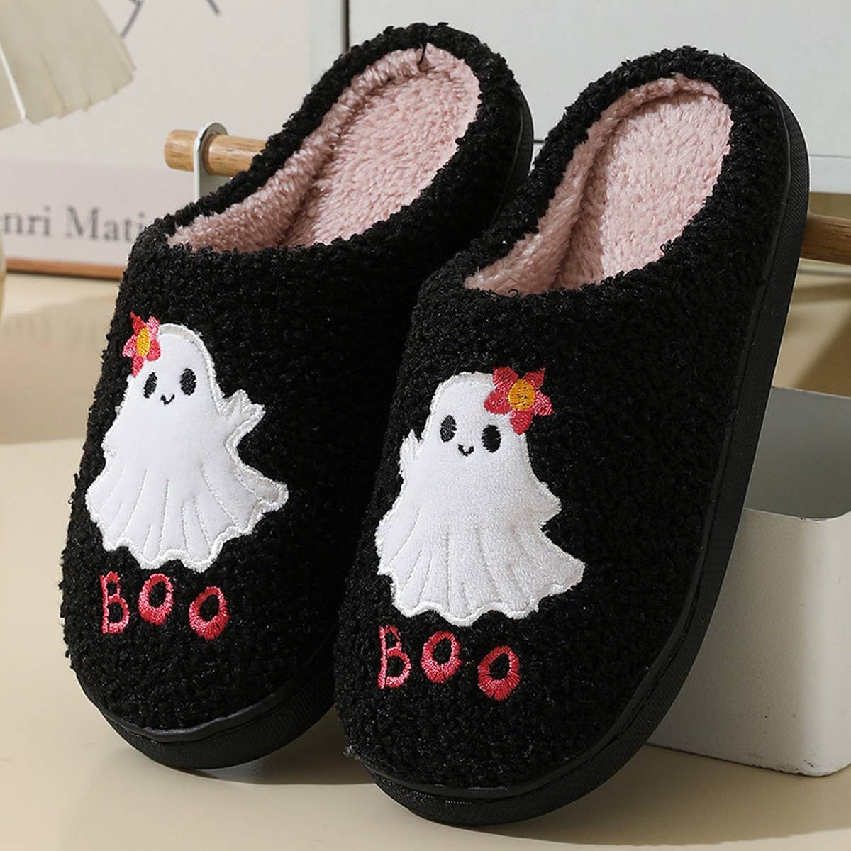 HALLOWEEN CUTE GHOST SLIPPERS