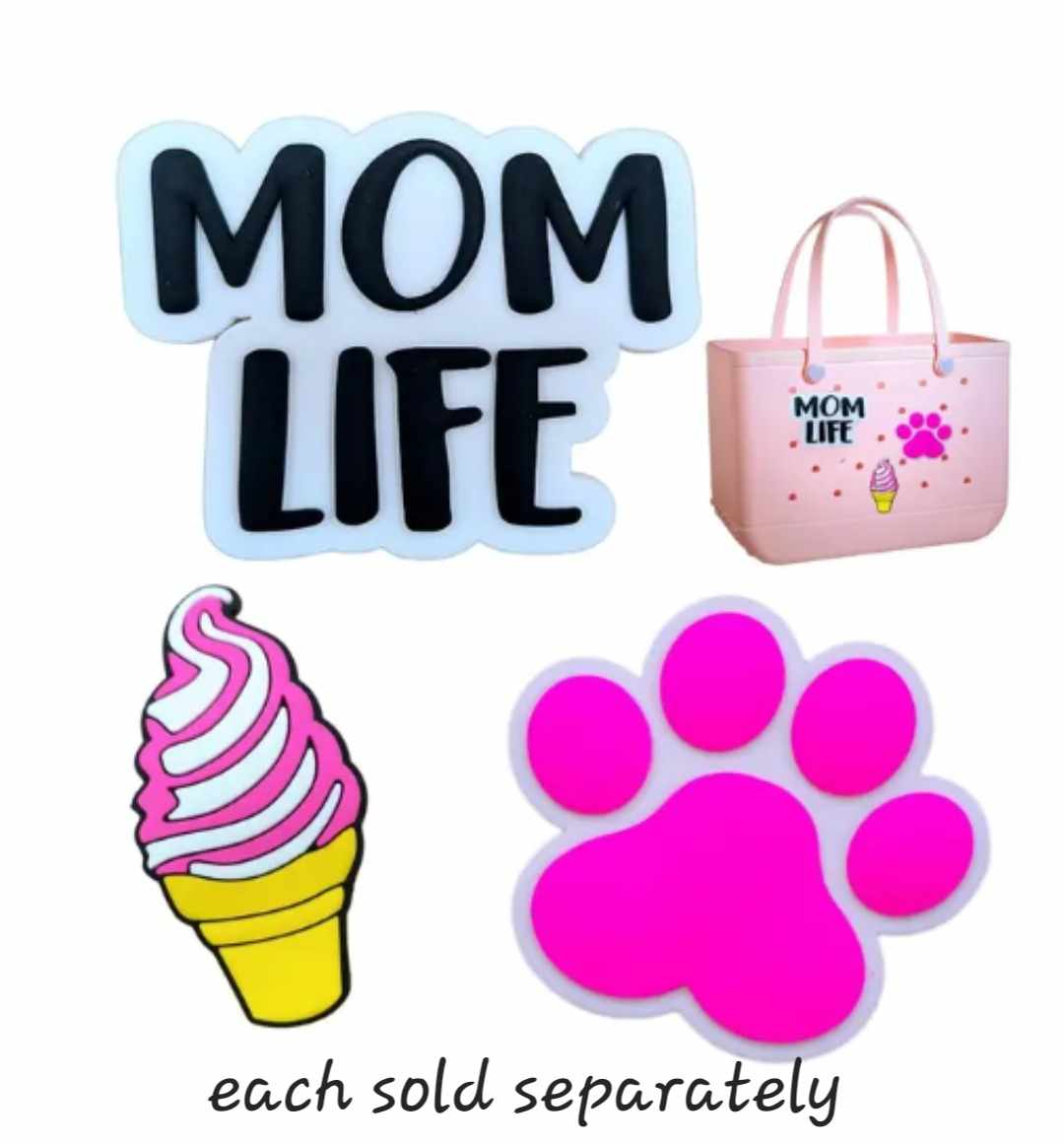 "Mom Life" Beach Bag Bit