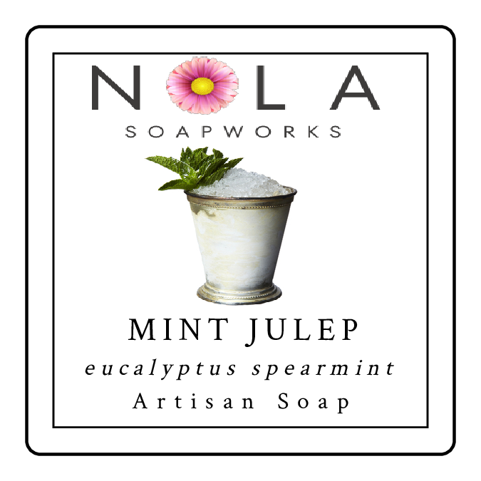 Mint Julep Soap - Eucalyptus Spearmint Artisan Soap Bar