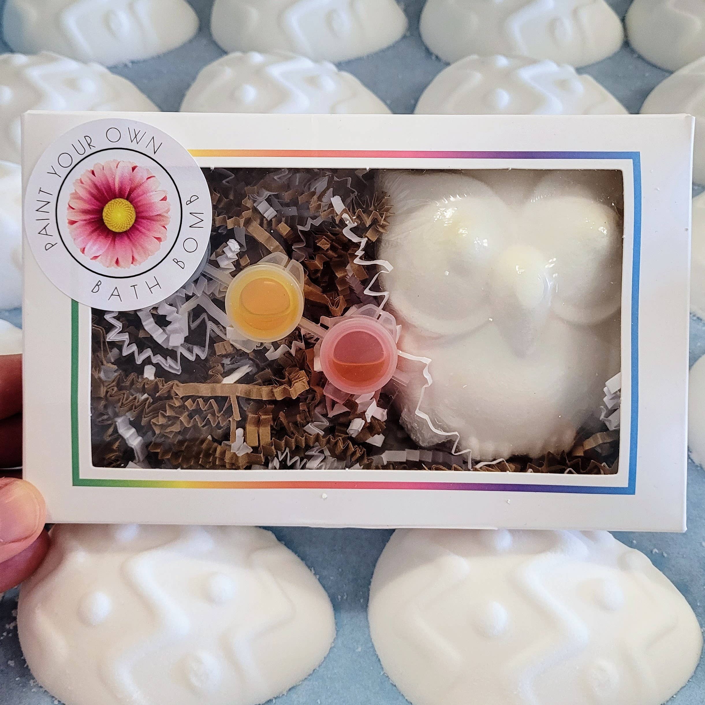 PYO BATH BOMBS ( Paint Your Own ): Butterfly