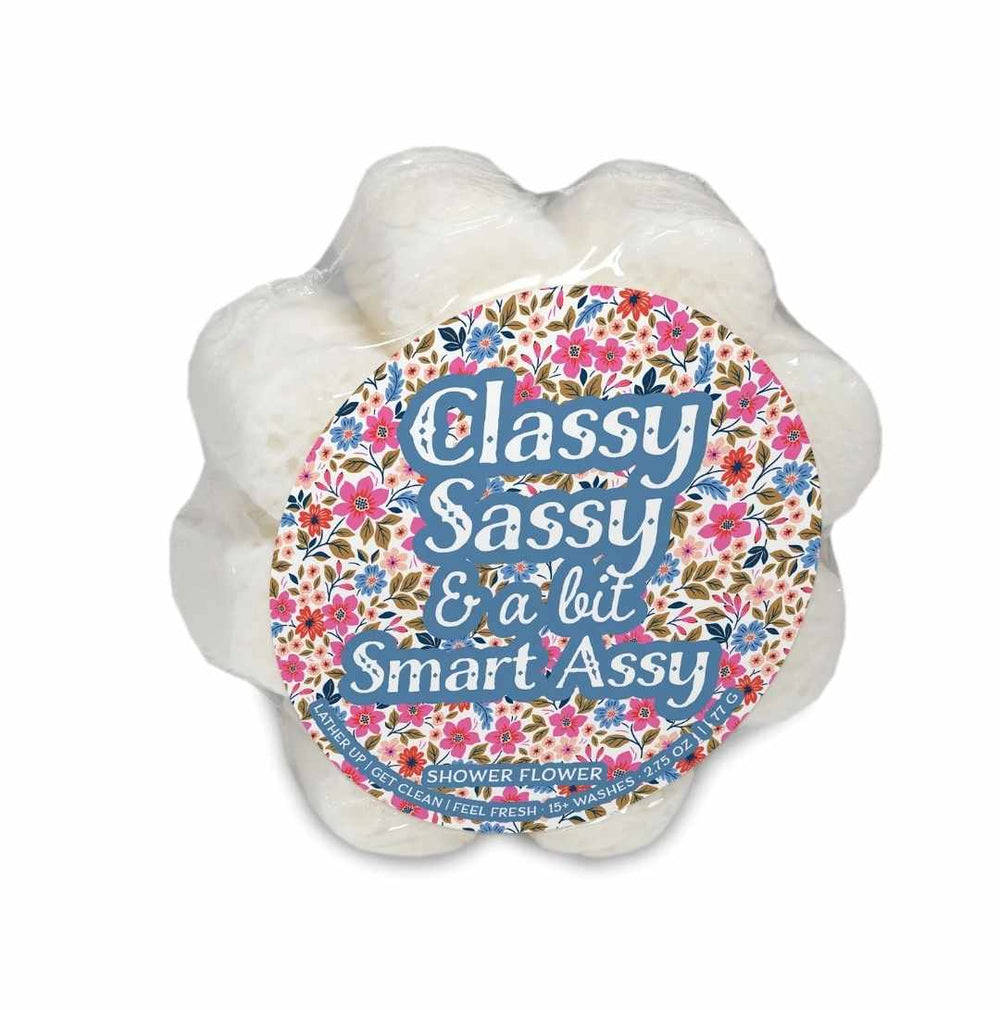 CLASSY SASSY & A BIT SMART ASSY SHOWER FLOWER SPONGE