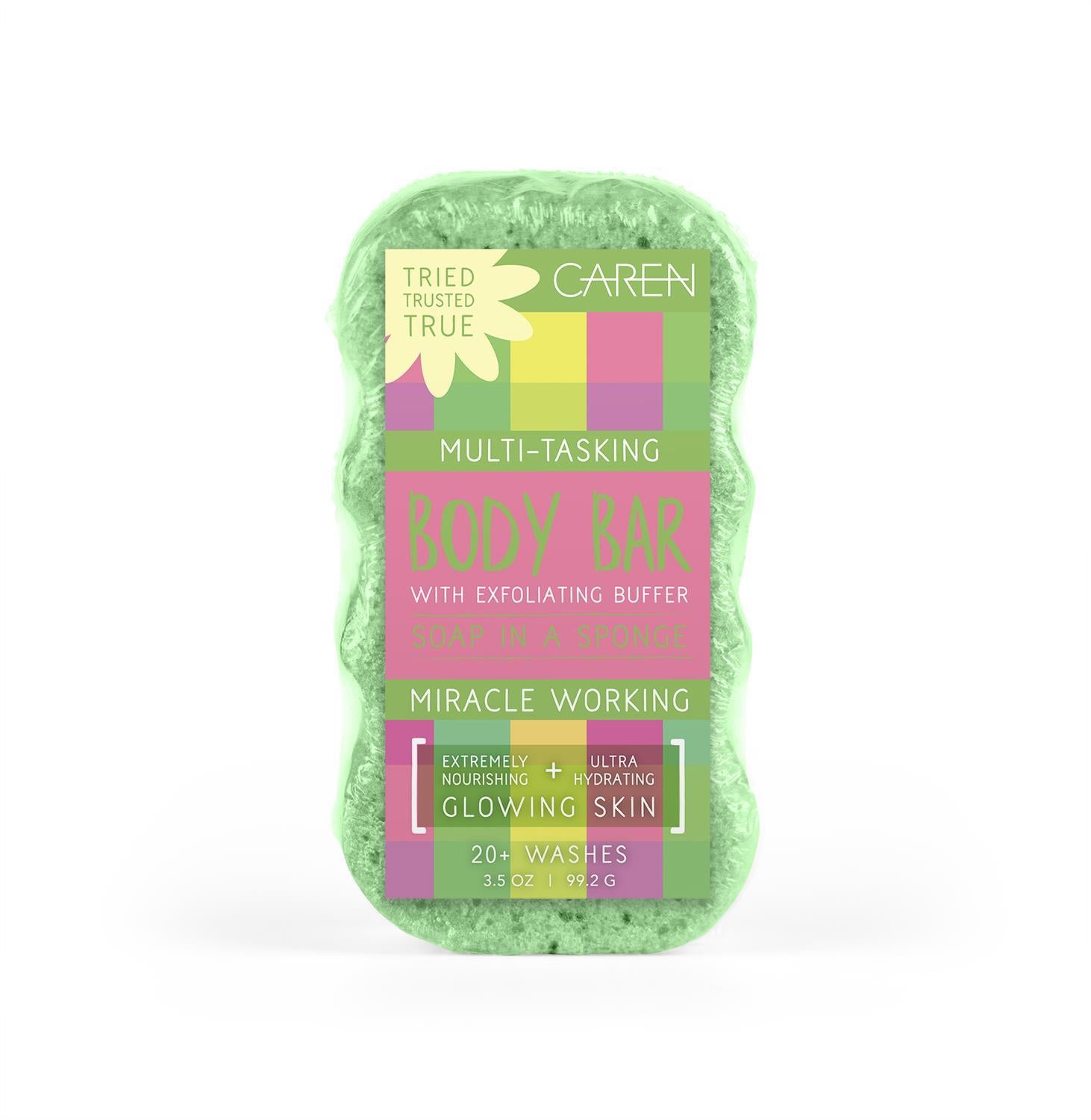 Caren Body Bar Sponge | Seaside | Green