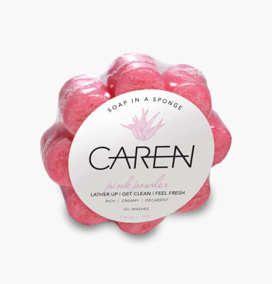 Caren Original Shower Sponge - Pink Powder