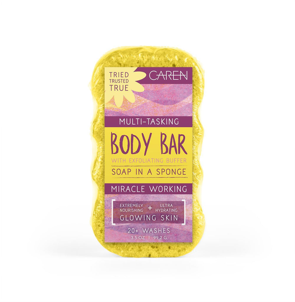 Caren Body Bar Sponge | Loved | Yellow