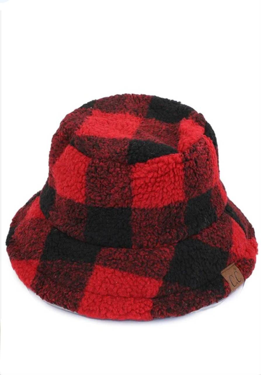 Buffalo Check Sherpa C.C Bucket Hat