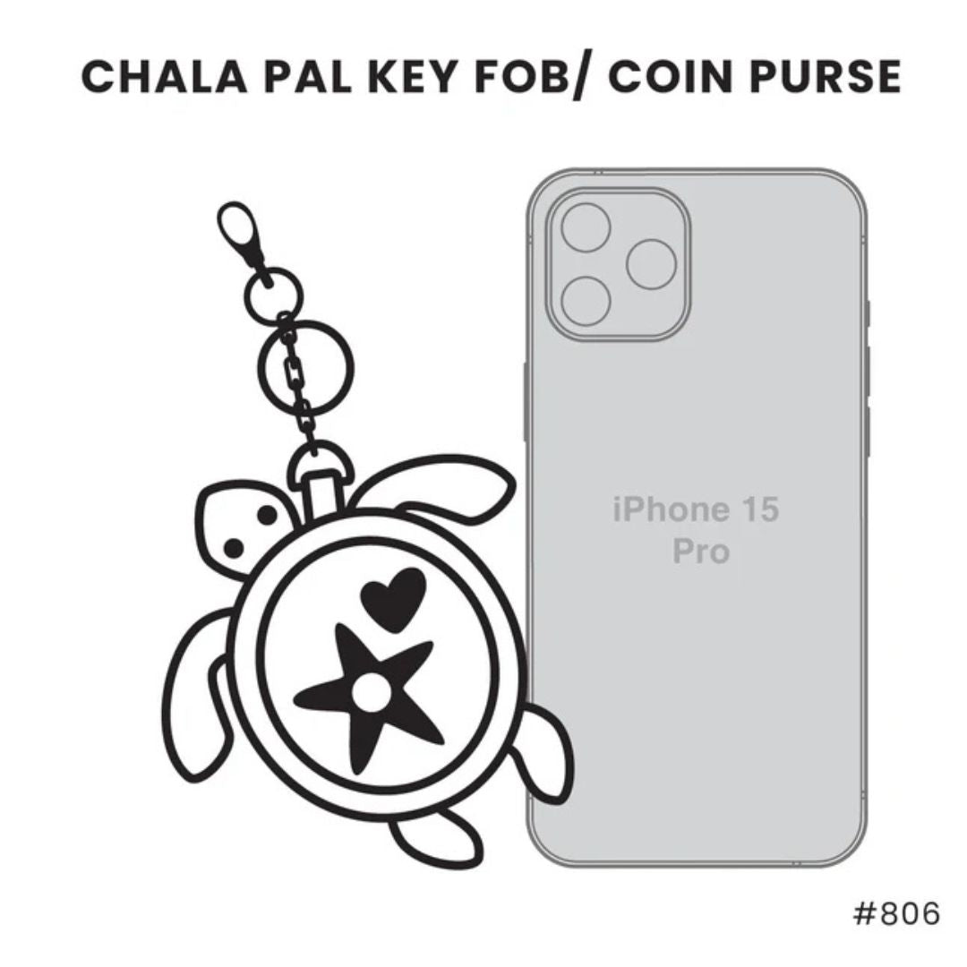 Chala Key Fob/Coin Purse - Axolotl
