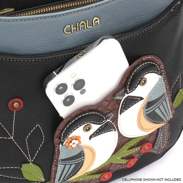 Crescent Crossbody Chickadee Black