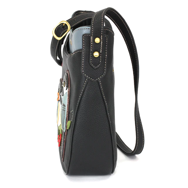 Crescent Crossbody Chickadee Black