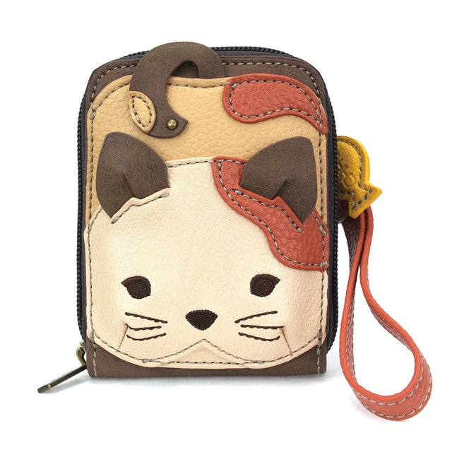 Cute-C - Credit Card Holder / Wallet Wristlet – Cat