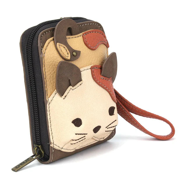 Cute-C - Credit Card Holder / Wallet Wristlet – Cat