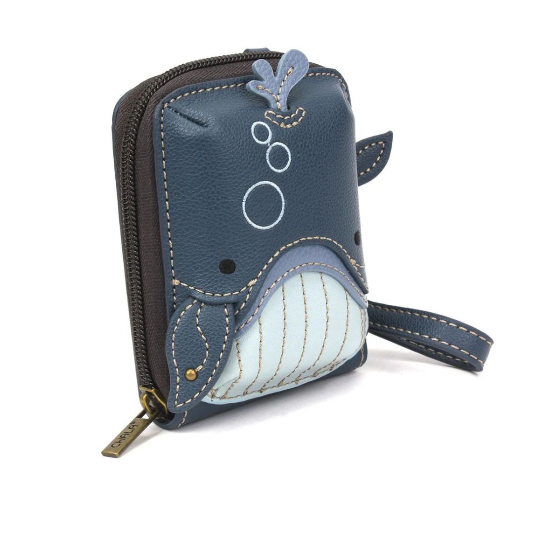 Cute-C - Credit Card Holder / Wallet Wristlet – Whale