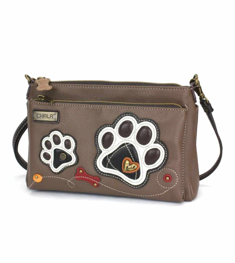 CHALA DELUXE CROSSBODY PAWPRINT