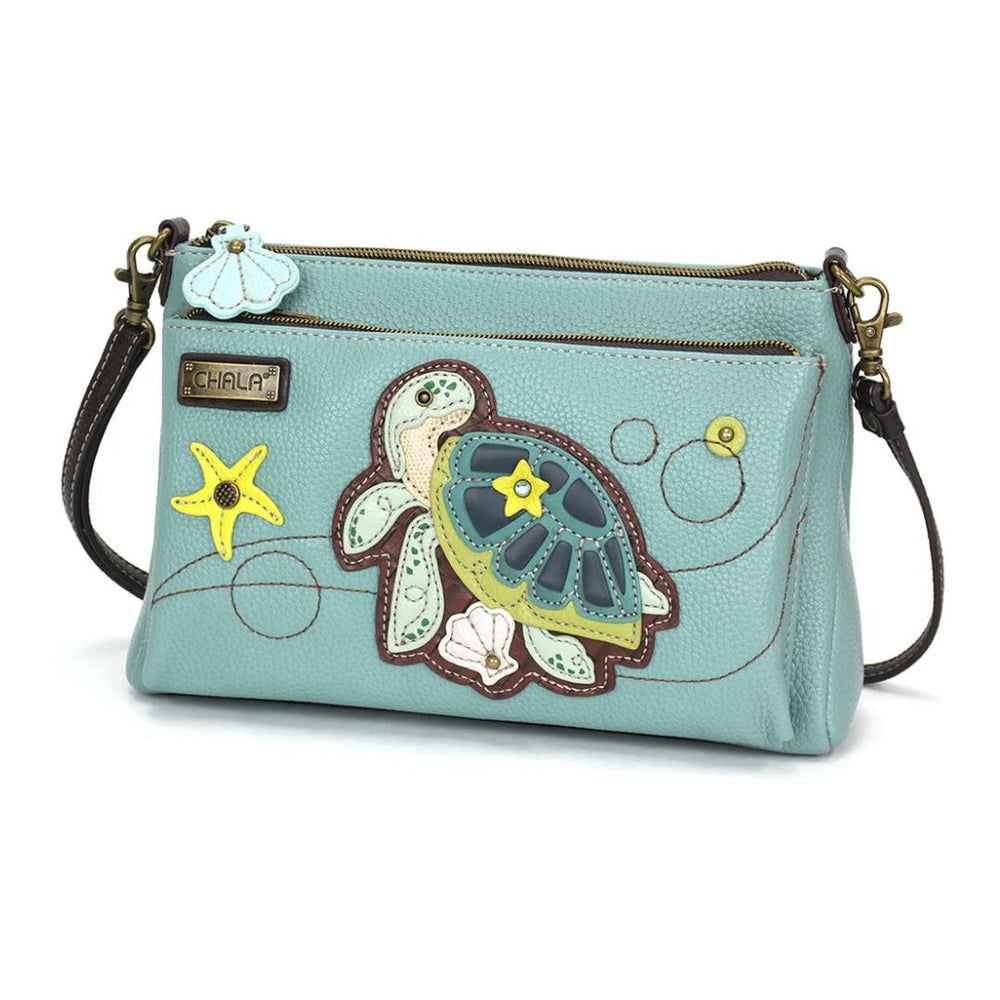 Chala Deluxe Crossbody - Turtle A-Blue