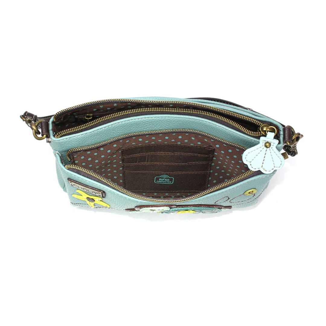 Chala Deluxe Crossbody - Turtle A-Blue