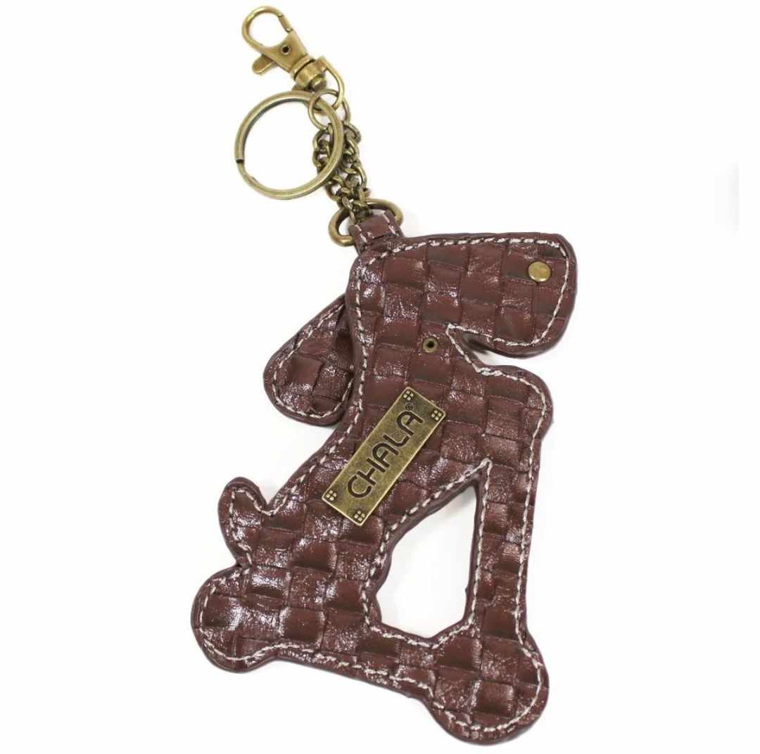 Chala Key Fob - Wiener Dog Scooter