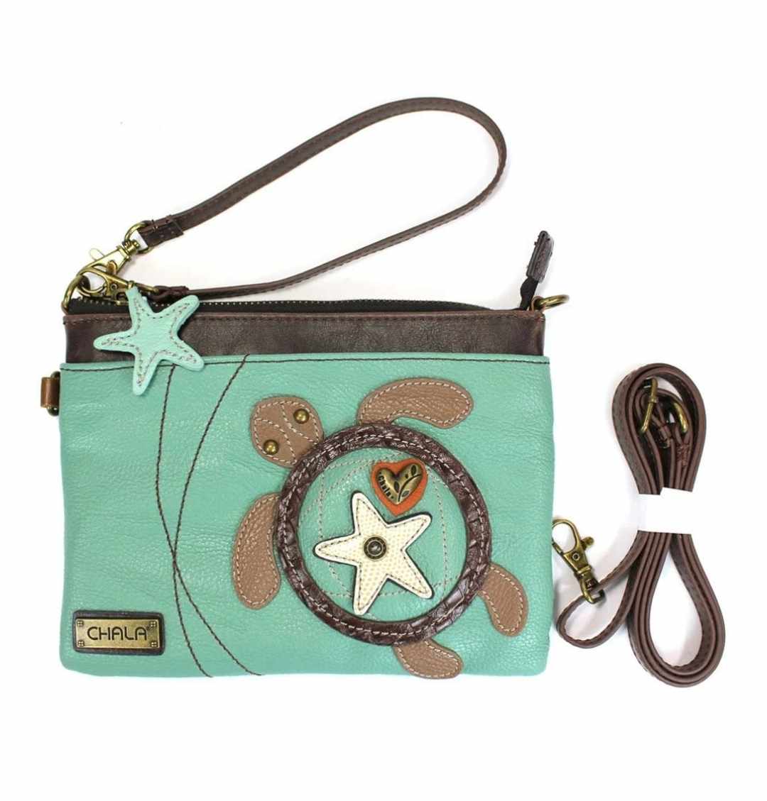 Chala Mini Crossbody - Sea Turtle (Teal)