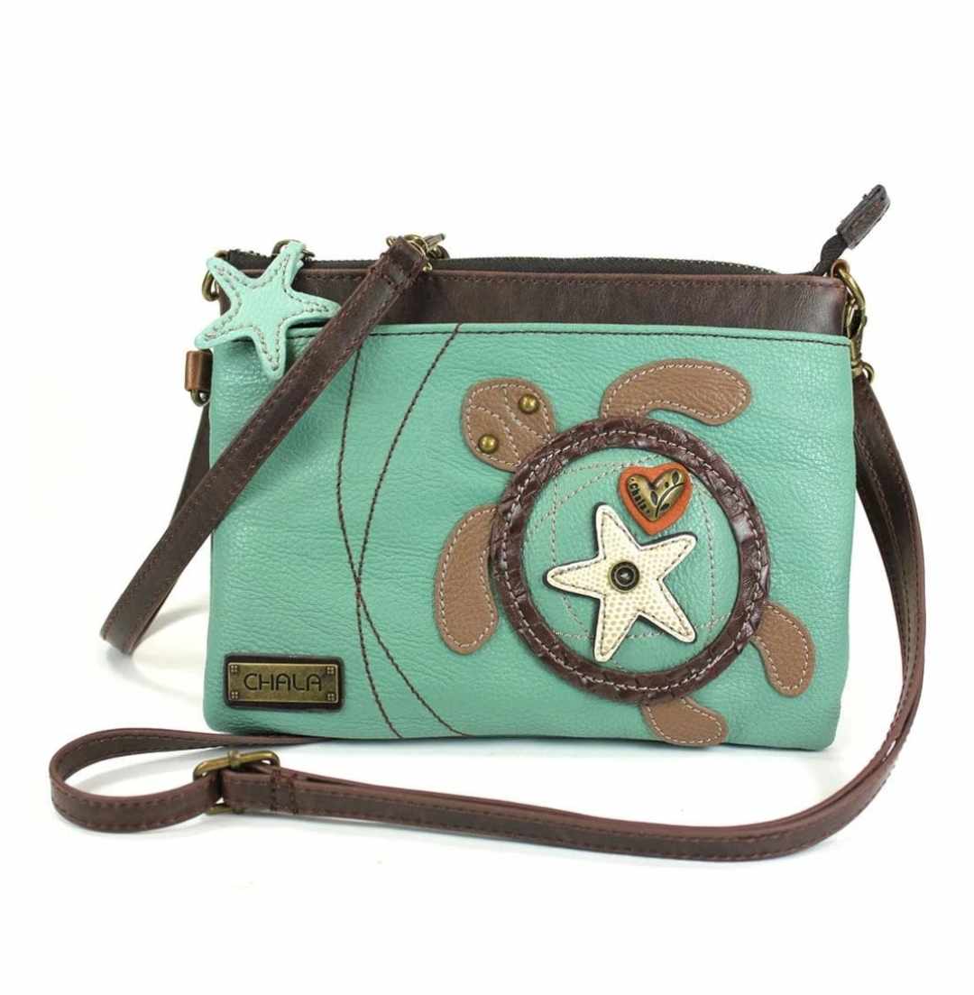 Chala Mini Crossbody - Sea Turtle (Teal)