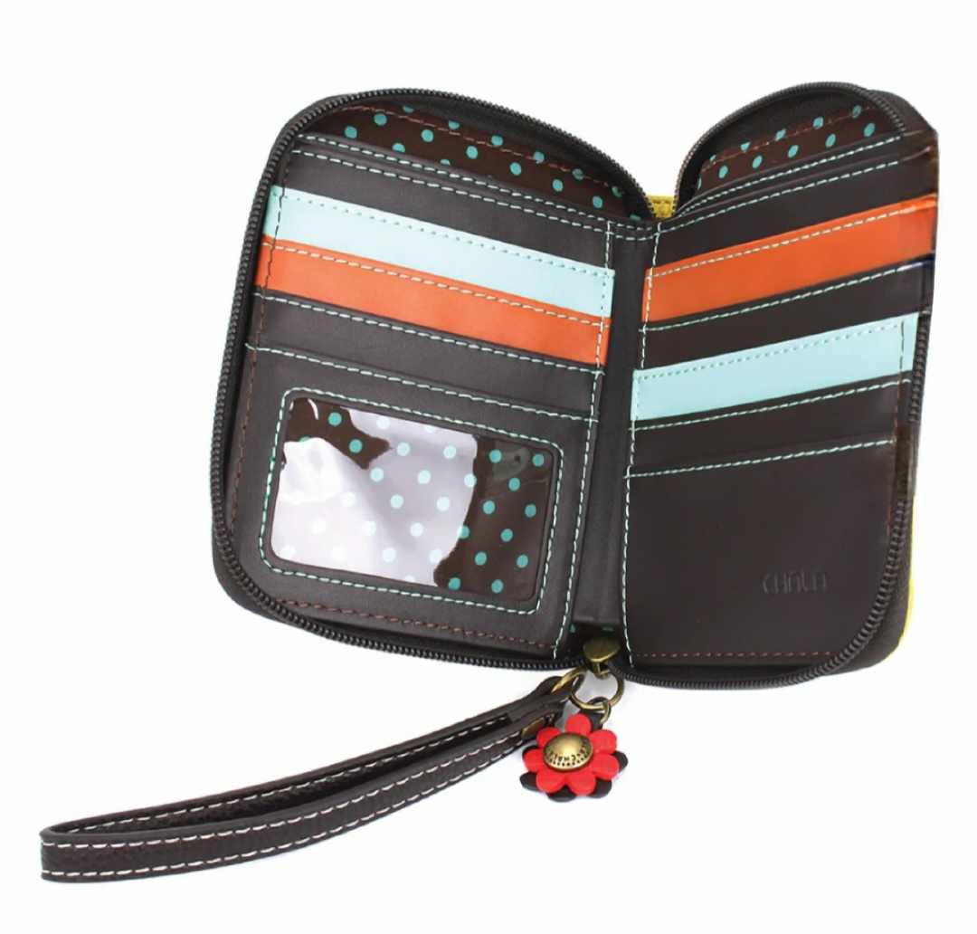 Chala Zip Around Wallet - Monarch Butterfly