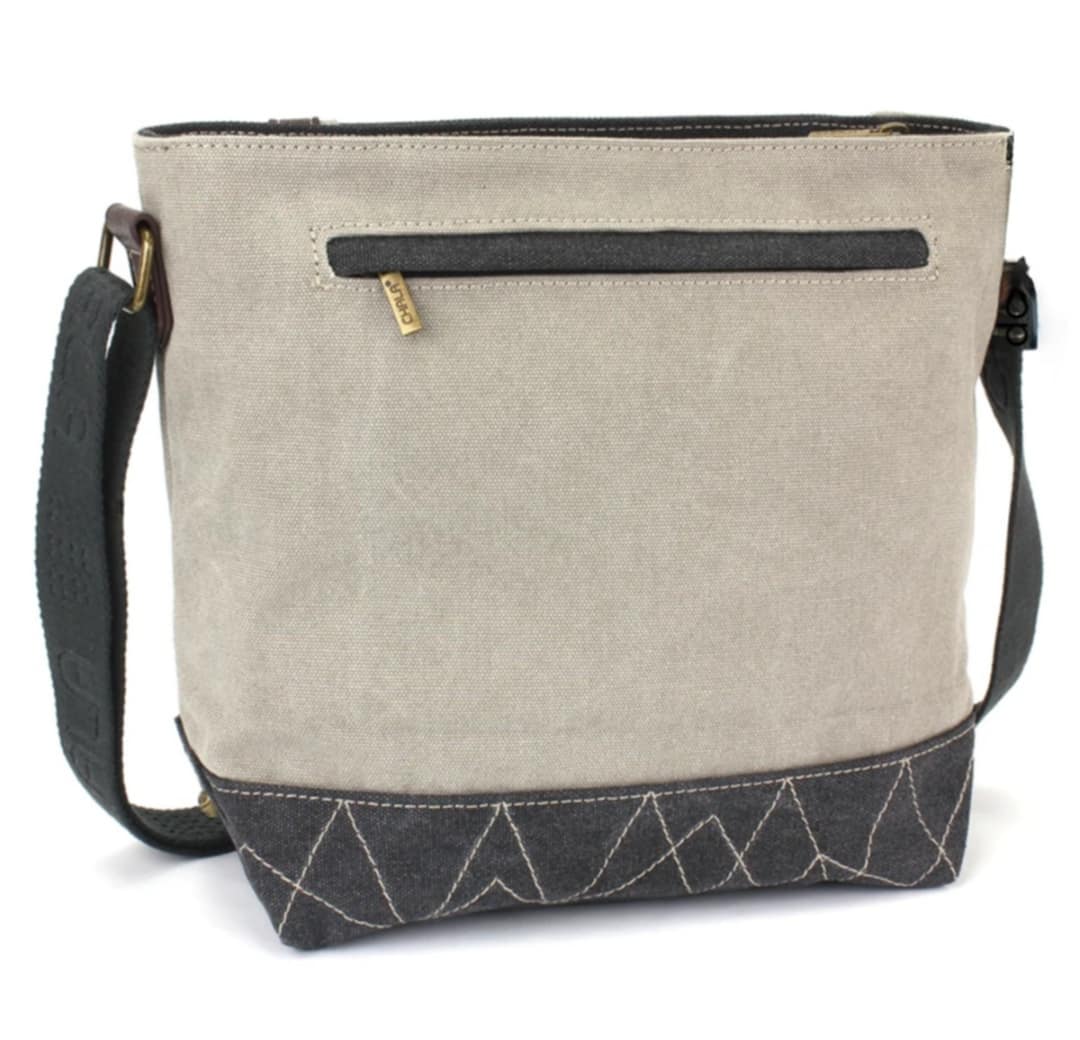 Chala Prism Crossbody Mushrooms Gray