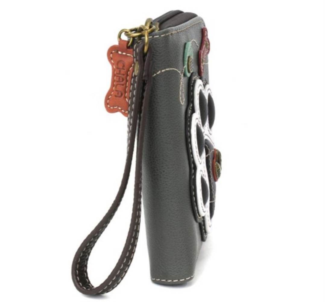 CHALA ZIP AROUND WALLET PAW PRINT