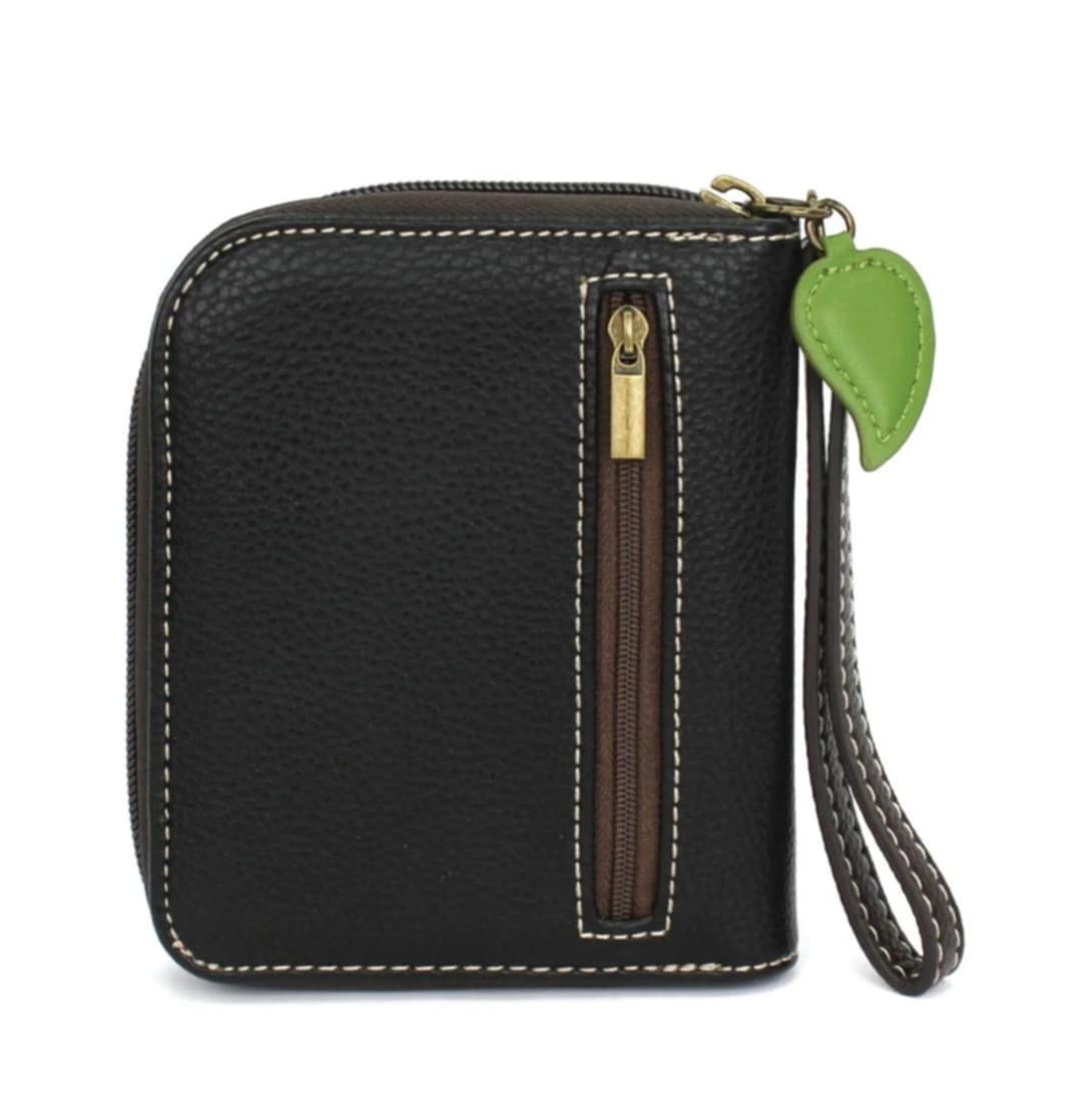 Chala Zip Around Wallet - Dragonfly (Black)