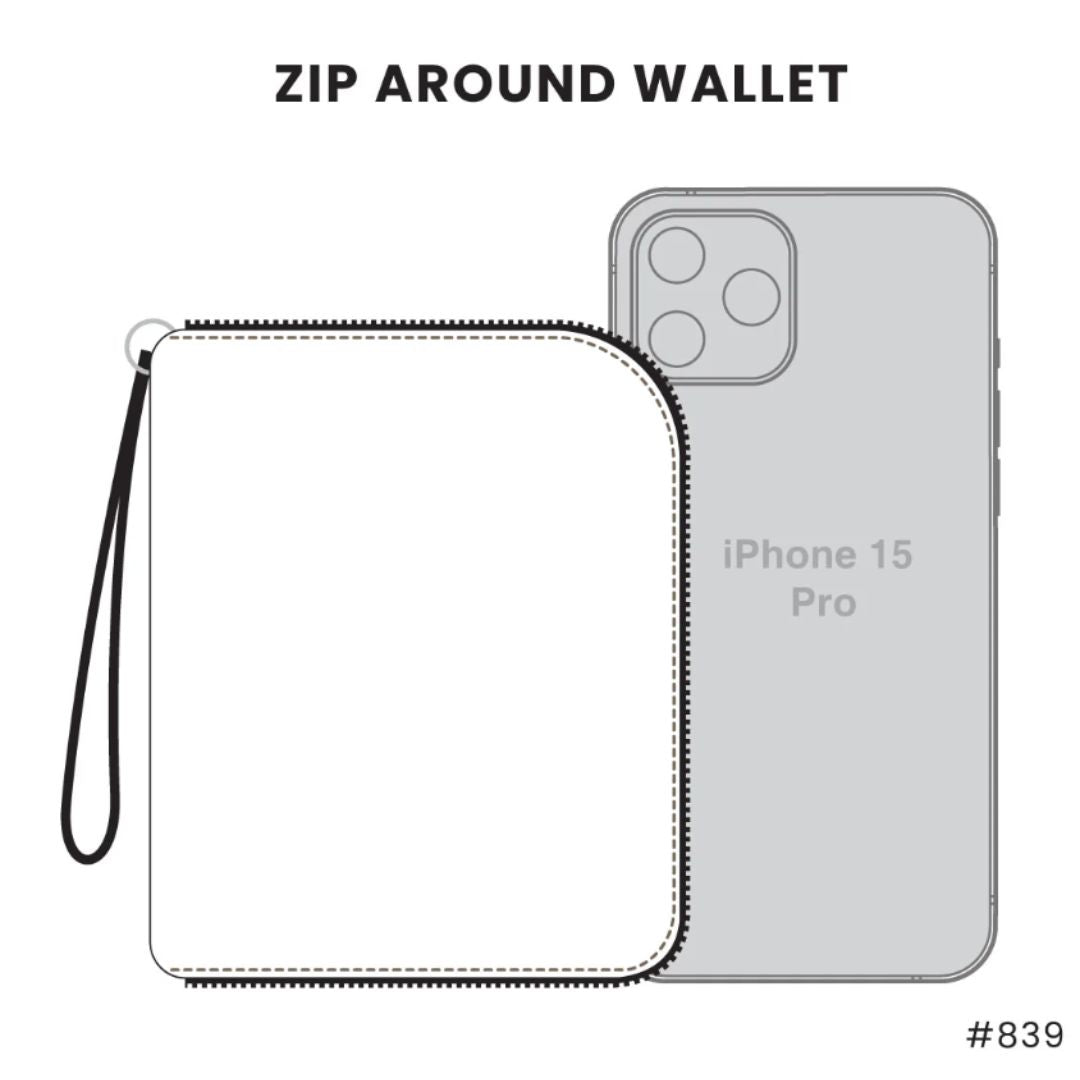 Zip Around Wallet - Mermaid A