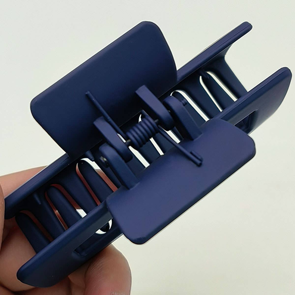 Rectangular Hair Claw Clip Jewel Tone Matte