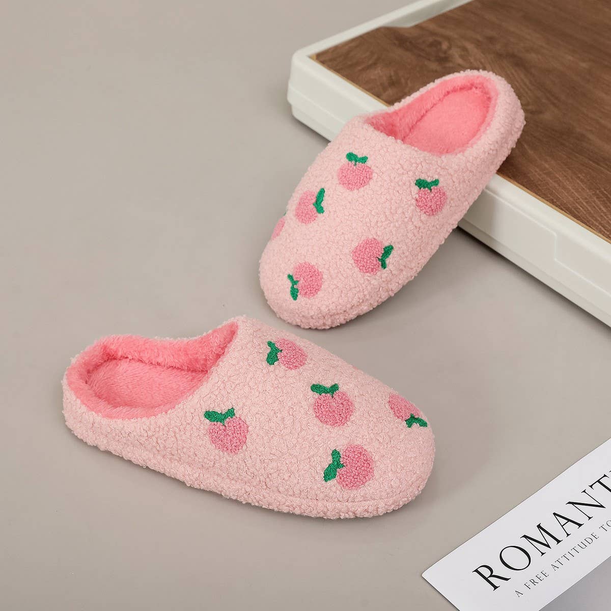 Pink Peach Slippers